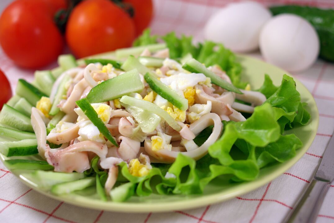 Insalata con calamari