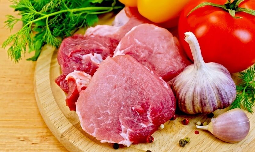 carne e verdure per una dieta chetogenica