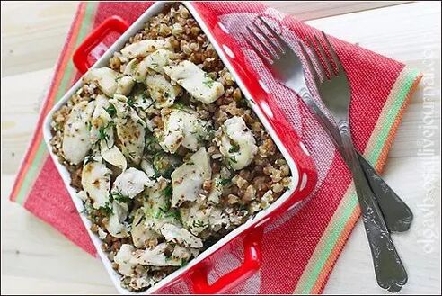 Grano saraceno con pollo